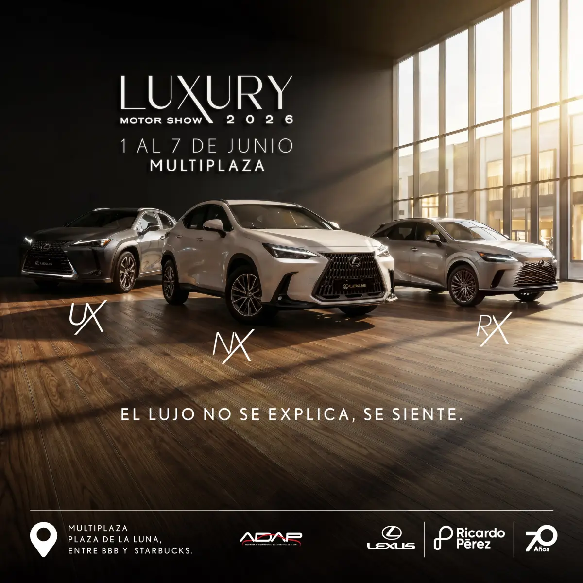 Lexus presenta el NX y RX en Luxury Motor Show 2026